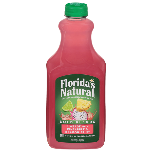 Florida's Natural Bold Blends Limeade with Pineapple & Dragon Fruit Juice