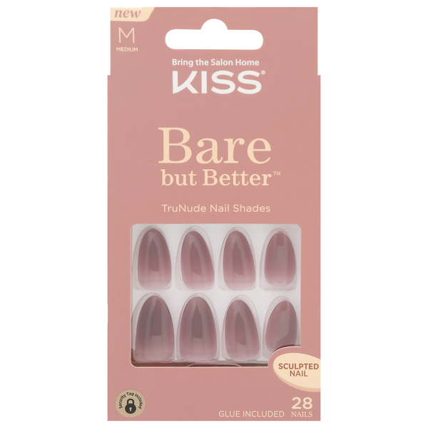 Kiss Bare but Butter Trunude Press On Nails Medium
