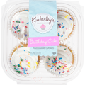 Kimberley's Bakeshoppe Birthday Cake Filled Cupcakes - 4 ct