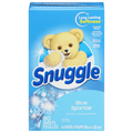 Snuggle Blue Sparkle Fabric Softener Dryer Sheets with Fresh Release