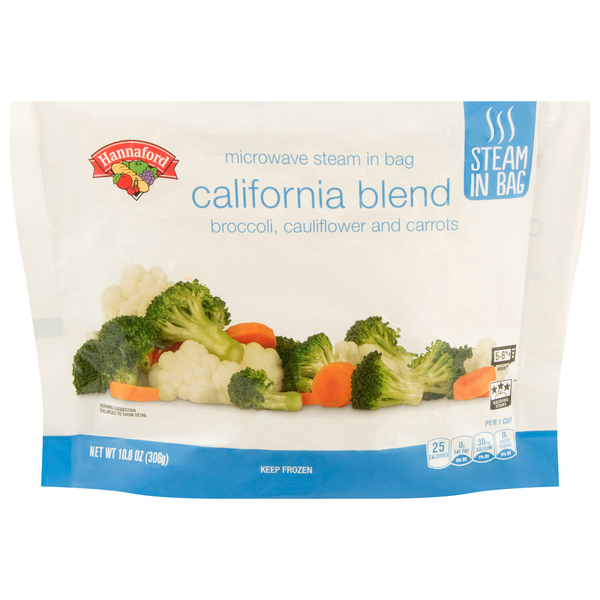 Hannaford Steam In Bag California Blend Frozen
