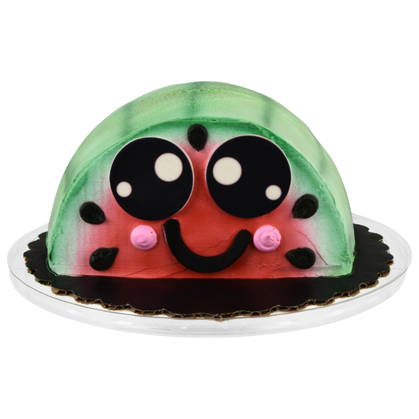 Hannaford Bakery Mini Marble Cake with Vanilla Frosting Watermelon