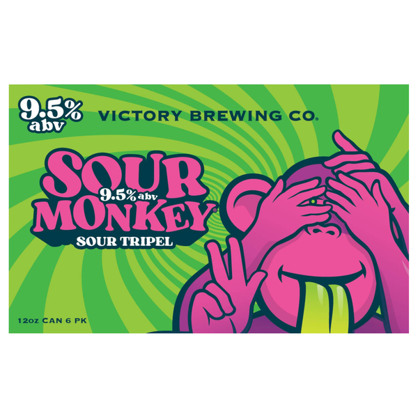 Victory Brewing Company Sour Monkey Tripel Beer - 6 pk