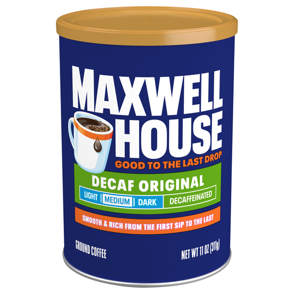 Maxwell House Decaf Original Medium Roast Ground Coffee