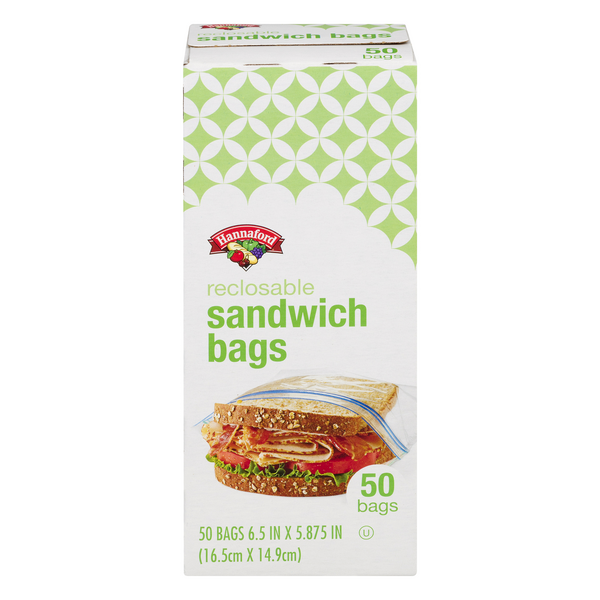 Hannaford Reclosable Sandwich Bags