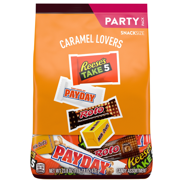 Hershey's Snack Size Assorted Caramel Candy Party Pack