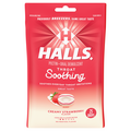 Halls Creamy Strawberry Flavor Throat Soothing Drops
