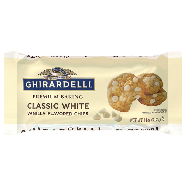 Ghirardelli Classic White Baking Morsel Chips
