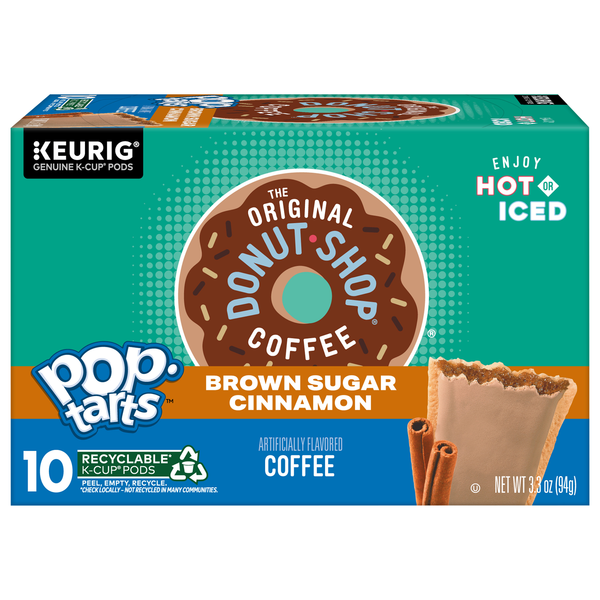 The Original Donut Shop Pop-Tarts Brown Sugar Cinnamon K-Cup Coffee Pods