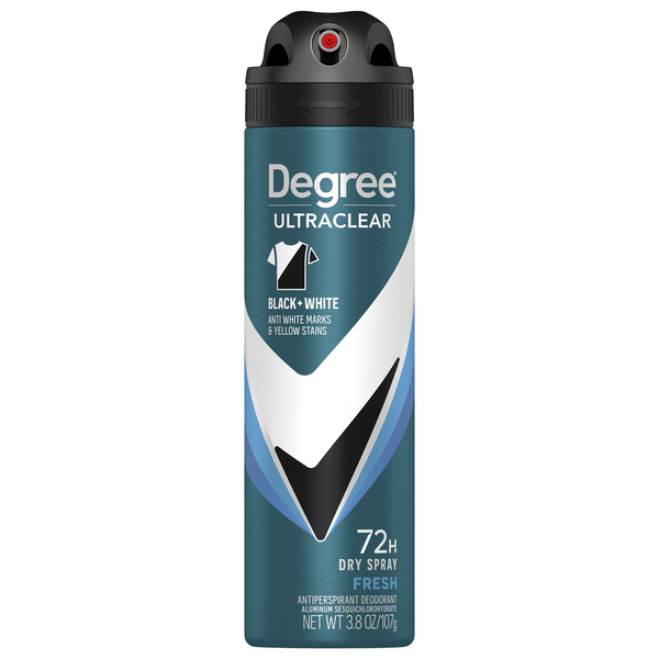 Degree Ultra Clear Fresh 72H Antiperspirant Deodorant Dry Spray