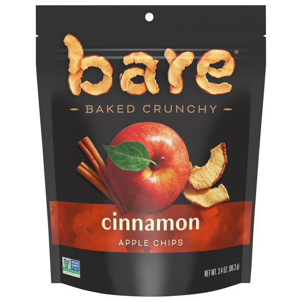 Bare Baked Crunchy Dried Fruit Cinnamon Apple Chips