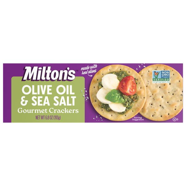 Milton's Olive Oil & Sea Salt Gourmet Crackers