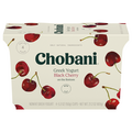 Chobani Non Fat Black Cherry on the Bottom Greek Yogurt Cups - 4 ct