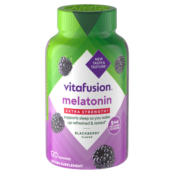 vitafusion Blackberry Extra Strength Melatonin 5 mg Gummies