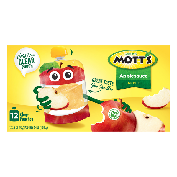 Save on Mott's Applesauce Pouches Original 12 ct Order Online