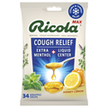Ricola Dual Action Honey Lemon Cough Suppressant & Oral Anesthetic Drops