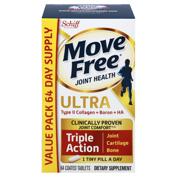 Move Free Joint Health Ultra Triple Action Bone Strength Coated Tablets