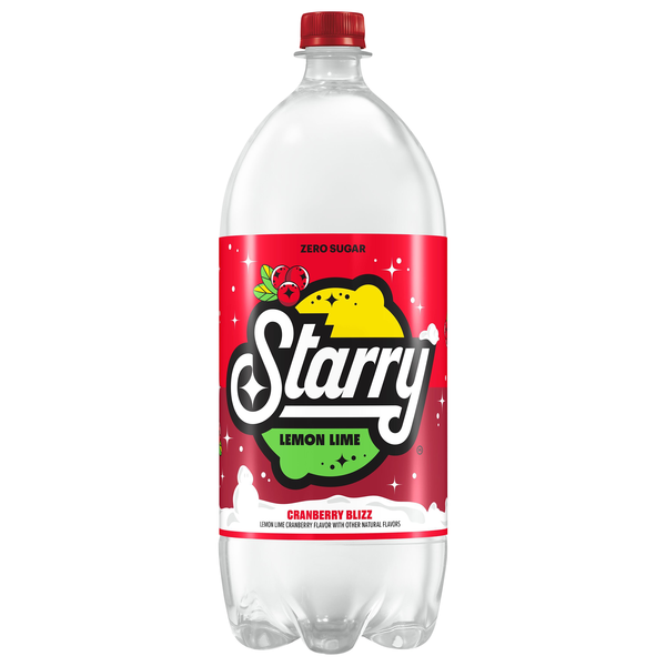 Starry Zero Sugar Lemon Lime Cranberry Blitz Soda