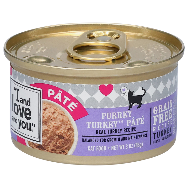 I And Love and You Grain Free Pate Purrky Turkey Wet Cat Food
