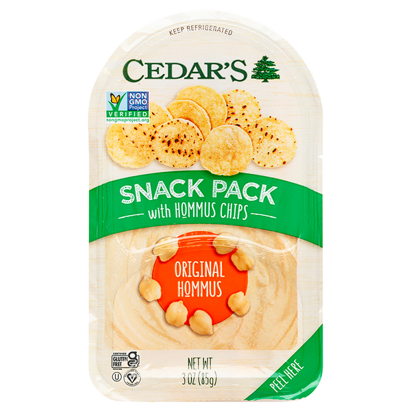 Save on Cedar's Hommus Snack Pack Single with Hommus Chips Original