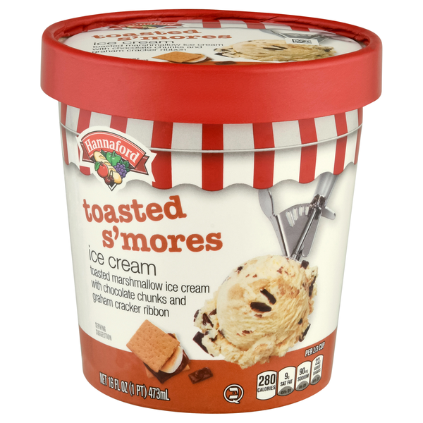Hannaford Toasted S'mores Ice Cream