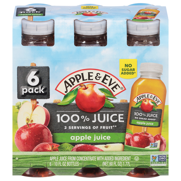 Apple & Eve 100% Apple Juice - 6 pk