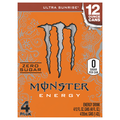 Monster Zero Sugar Ultra Sunrise Energy Drink - 4 pk