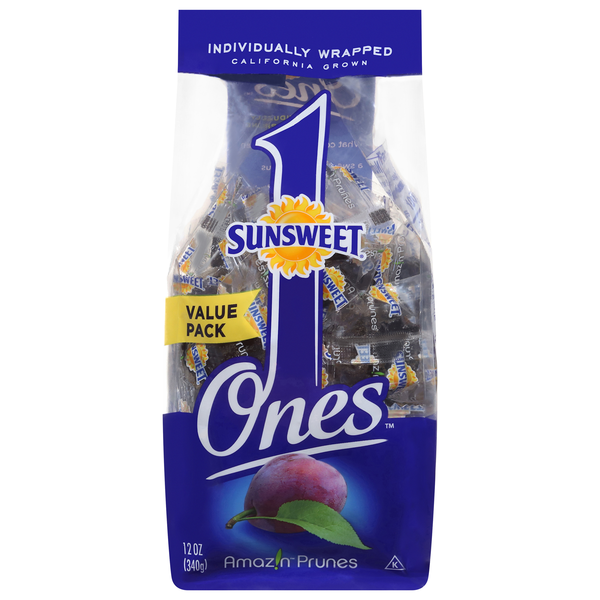 Sunsweet Ones Amazin Prunes Individually Wrapped Value Pack