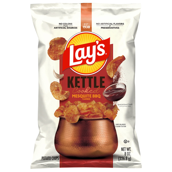Lay's Mesquite BBQ Kettle Cooked Potato Chips