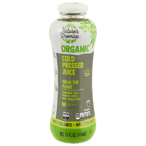 Nature's Promise Organic Cold Pressed Juice Walk the Plant