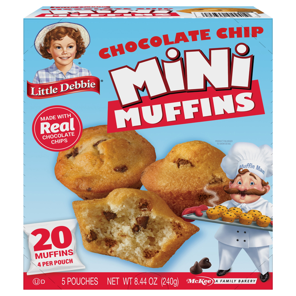 Little Debbie Mini Muffins Chocolate Chip - 5 ct