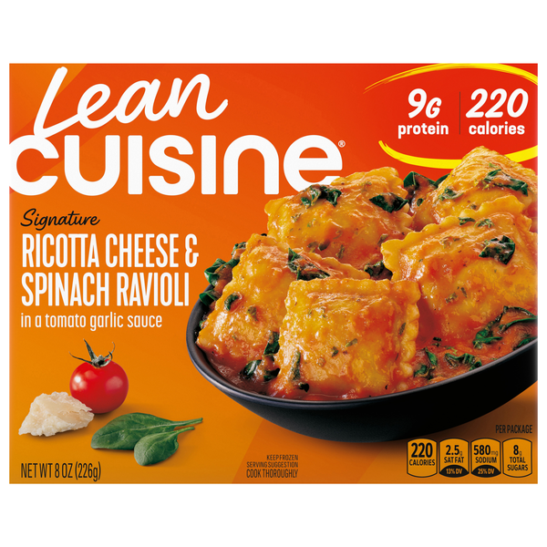 Lean Cuisine Signature Ricotta Cheese & Spinach Ravioli Frozen Meal