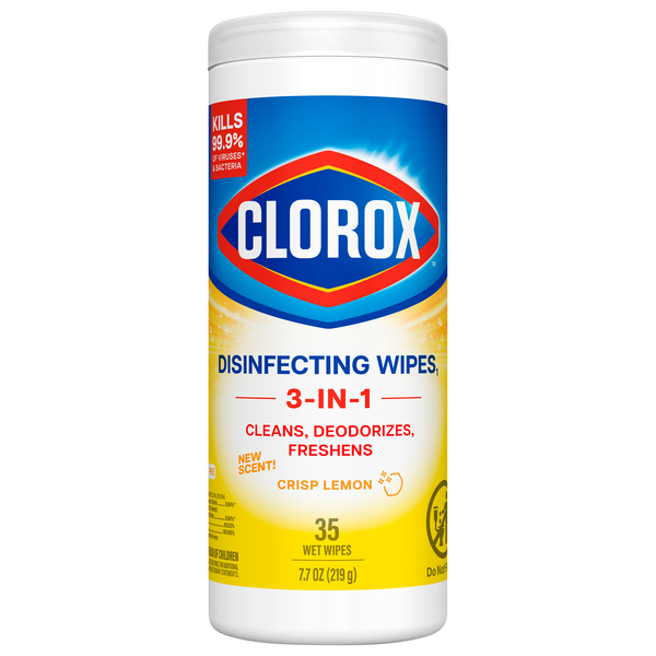 Clorox Crisp Lemon Disinfecting Wipes