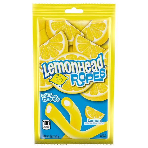 Lemonhead Ropes Lemon Soft & Citrusy Candy
