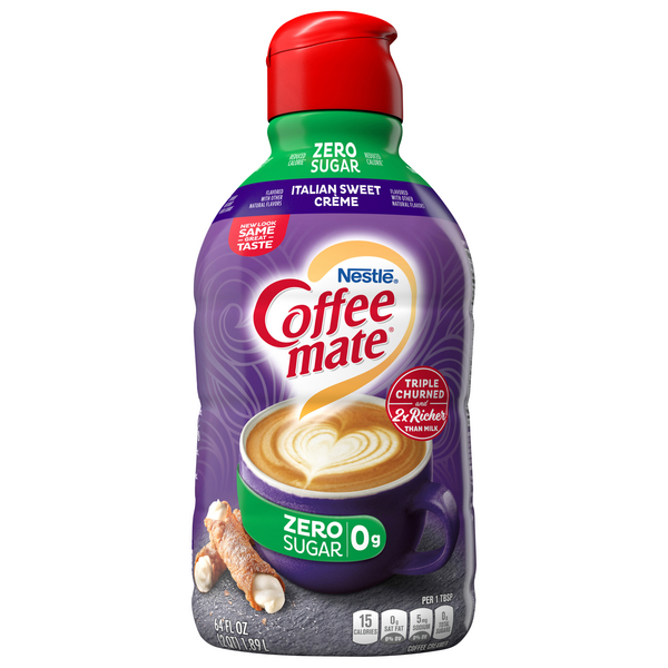 Save on Nestle Coffeemate Flavored Coffee Creamer Italian Sweet Creme