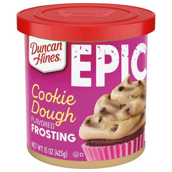 Save on Duncan Hines Epic Flavored Frosting Cookie Dough Order Online
