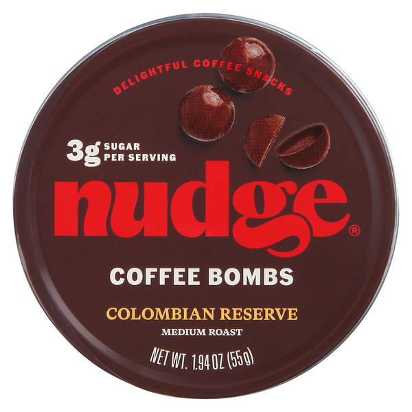 Save on Nudge Coffee Bombs Snacks Colombian Reserve Medium Roast Order