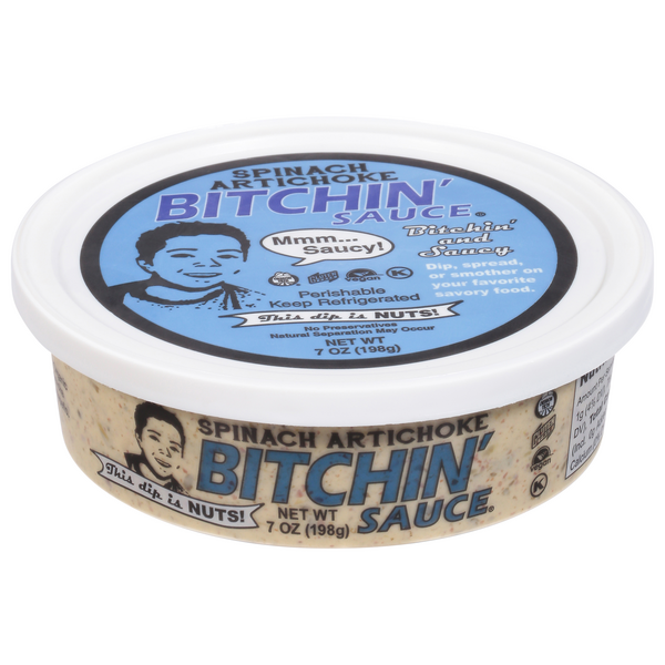Bitchin' Sauce Organic Spinach Artichoke Dip & Spread