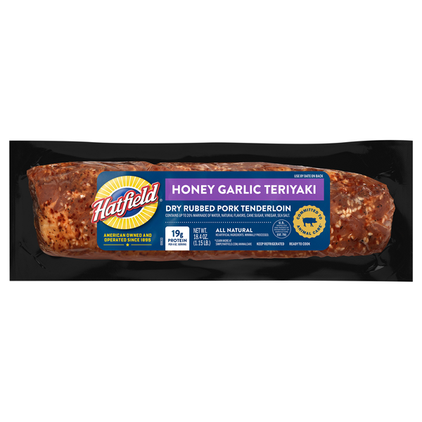 Hatfield Honey Garlic Teriyaki Dry Rubbed Marinated Pork Tenderloin