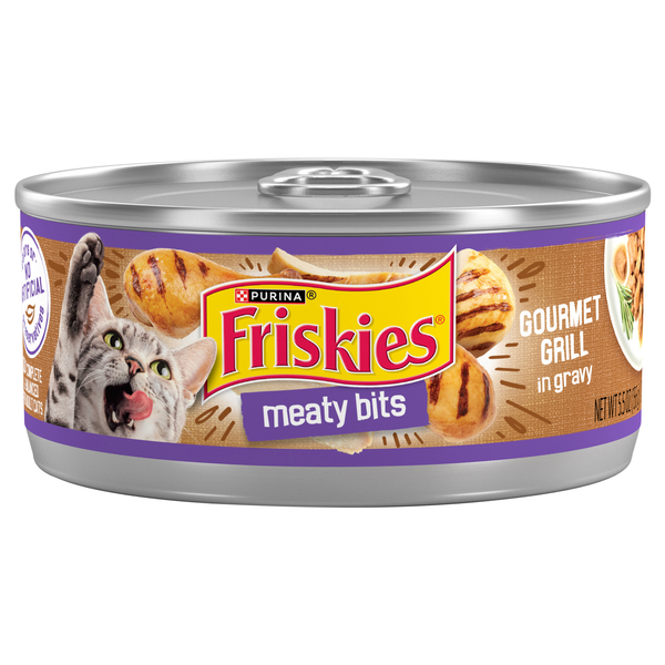 Friskies Meaty Bits Gourmet Grill in Gravy Adult Wet Cat Food