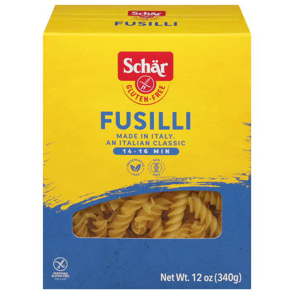 Schar Gluten Free Fusilli Pasta