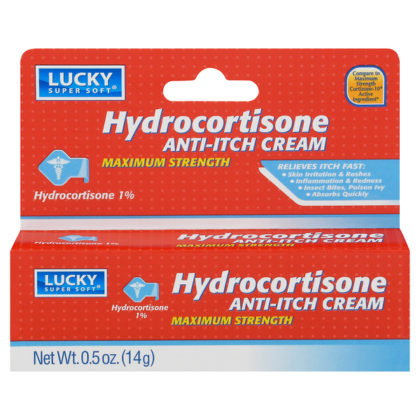 Lucky Super Soft Maximum Strength Hydrocortisone Anti-Itch Cream