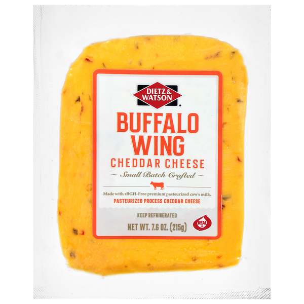 Dietz & Watson Artisan Buffalo Wing NY State Cheddar Cheese Block