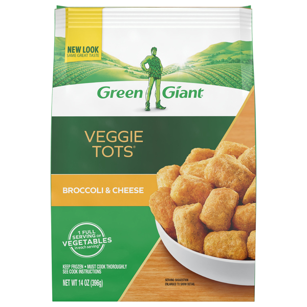 Green Giant Broccoli & Cheese Veggie Tots Frozen