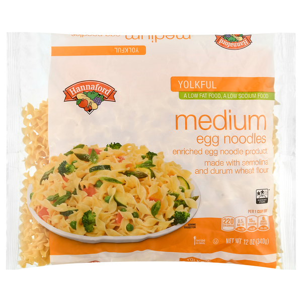 Hannaford Yolkful Medium Egg Noodles