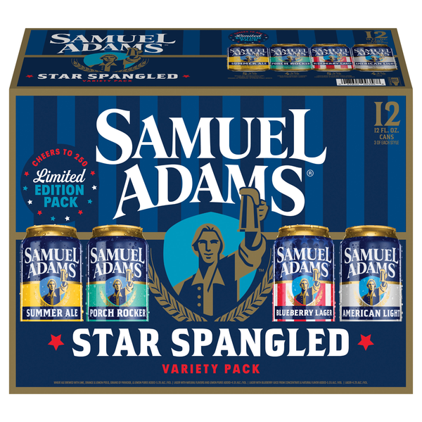 Samuel Adams Star Spangled Variety Pack - 12 pk