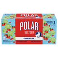 Polar Cranberry Lime Seltzer Water - 8 pk