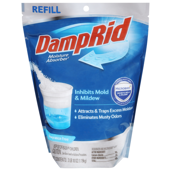 DampRid Fragrance Free Moisture Absorber Refill