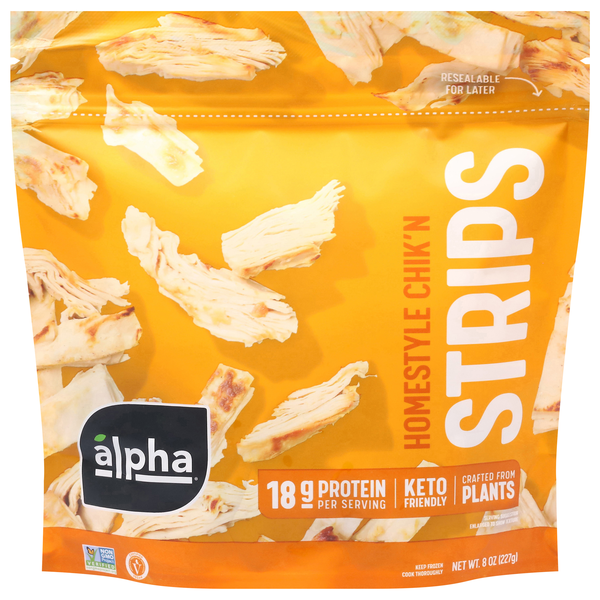 Alpha Plant-Based Vegan Homestyle Chik'n Strips