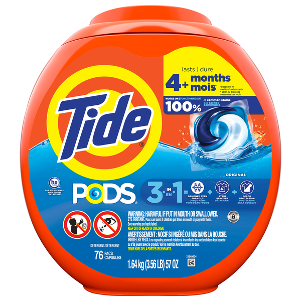 Tide Pods 3-in-1 Original Laundry Detergent Pacs